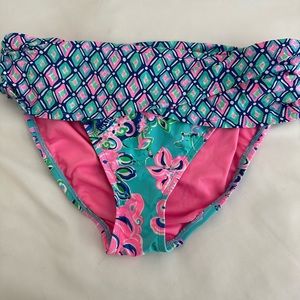 Lily Pulitzer sarong bathing suit bottom- size 12